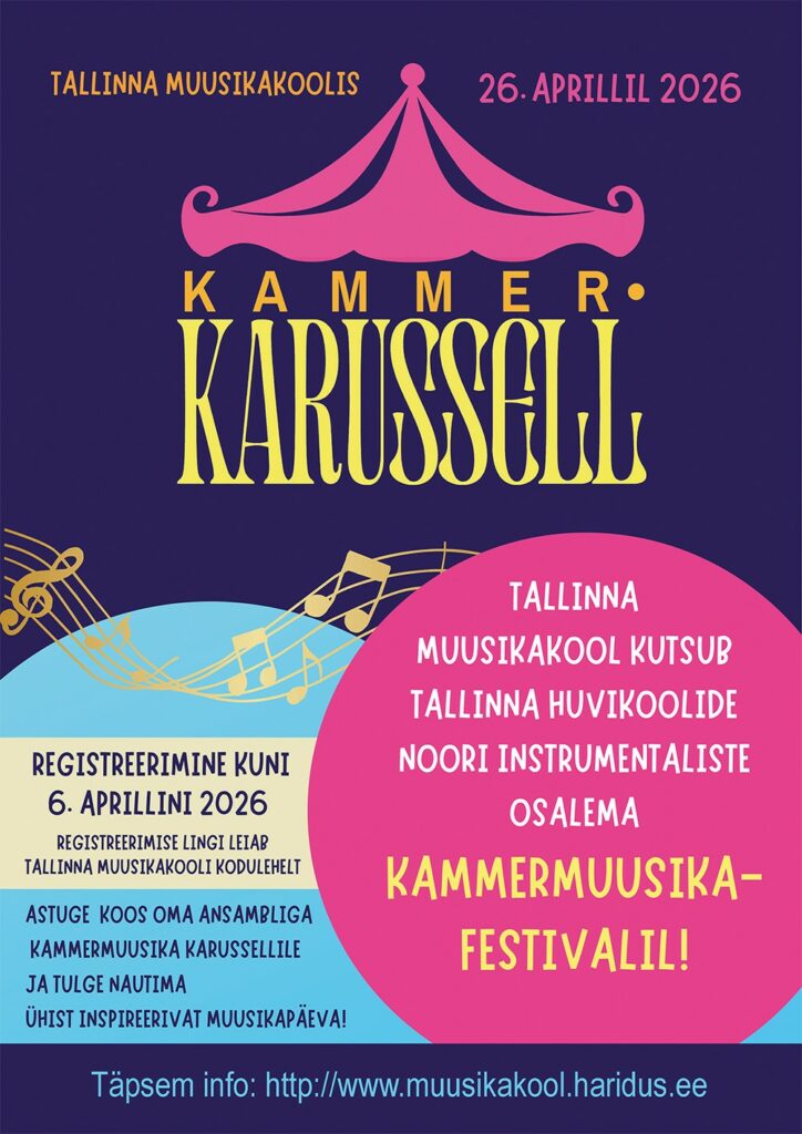 Kammeransamblite festival "KAMMERKARUSSELL" 2026 Kammeransamblite festival "KAMMERKARUSSELL" 2026