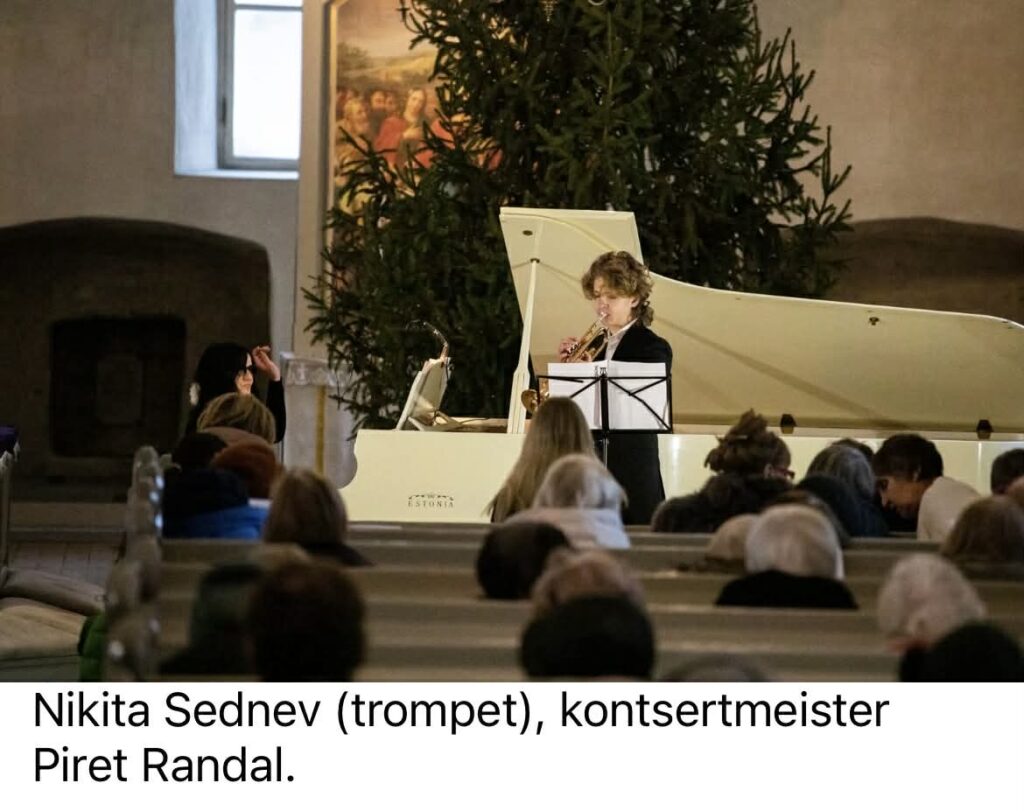 Trompetistid esinesid Tallinna XIX Talvefesivali avakontserdil Trompetistid esinesid Tallinna XIX Talvefesivali avakontserdil
