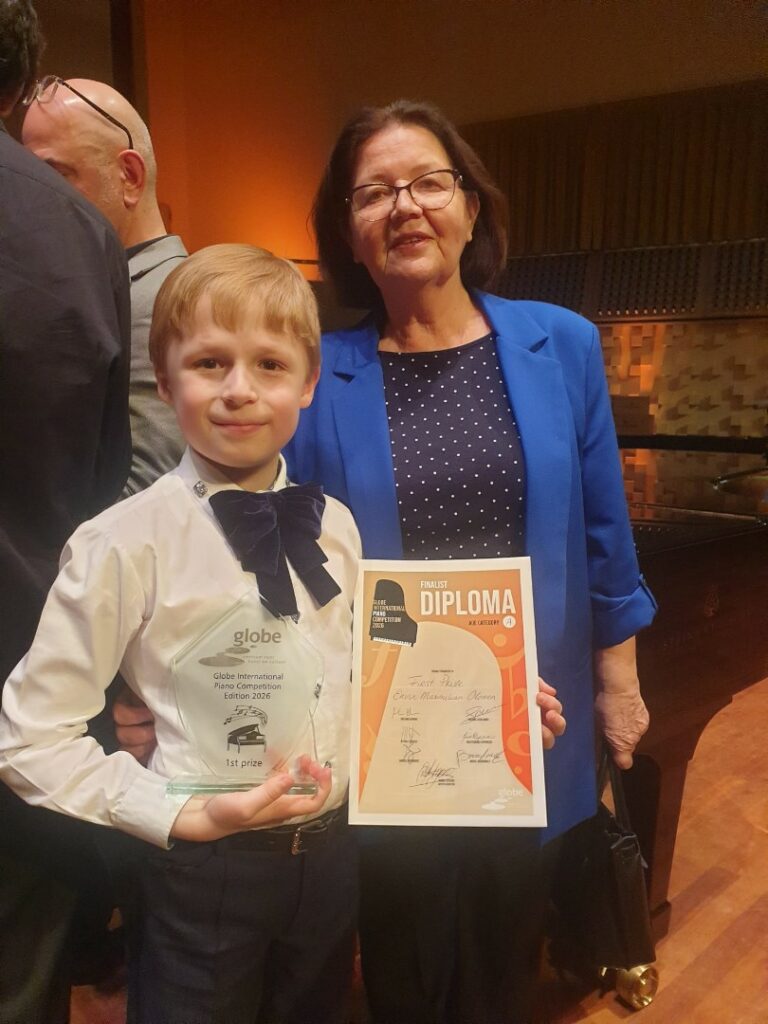 Rahvusvaheline klaverikonkurss "Globe International Piano Competition" Hollandis 27.-29.03.2026